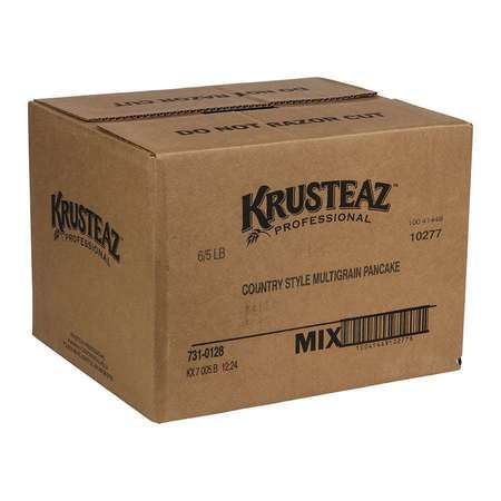 Krusteaz Professional Country Style Multigrain Pancake Mix 5lbs Box, PK6 731-0128